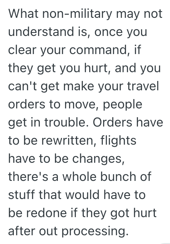 Screenshot 2025 11 13 at 6.32.04 PM Military Service Member Is Called To Work On The Weekend, But Since Hes Moving Bases Soon, He Doesnt Have Any Of The Equipment He Needs To Do His Job