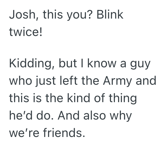 Screenshot 2025 11 13 at 6.33.01 PM Military Service Member Is Called To Work On The Weekend, But Since Hes Moving Bases Soon, He Doesnt Have Any Of The Equipment He Needs To Do His Job