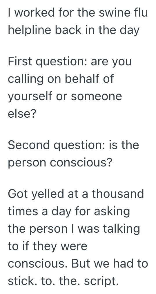 Screenshot 2025 11 13 at 9.20.06 PM Call Center Employee Gets Great Feedback For Sounding Natural, But Then A New Supervisor Tells Her To Stick To The Script