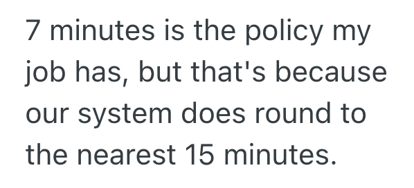 Screenshot 2025 11 13 at 9.36.04 PM Woman Likes To Arrive At Work About 10 Minutes Early, But When She Looks At The Employee Handbook, She Realizes She Needs To Change The Time She Arrives And Leaves