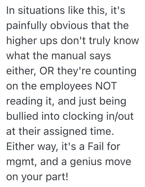 Screenshot 2025 11 13 at 9.36.38 PM Woman Likes To Arrive At Work About 10 Minutes Early, But When She Looks At The Employee Handbook, She Realizes She Needs To Change The Time She Arrives And Leaves