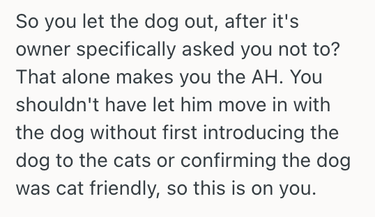 Screenshot 2025 11 13 at 9.41.16 PM Man Let Roommates Dog Out Of The Bedroom Since It Wouldnt Stop Barking, But Now He Wants Him To Rehome The Dog
