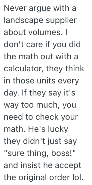 Screenshot 2025 11 14 at 8.18.09 AM A Homeowner Insisted On Ordering Way Too Much Soil For His Garden, And He Was Angry When The Delivery Got Dumped On His Property