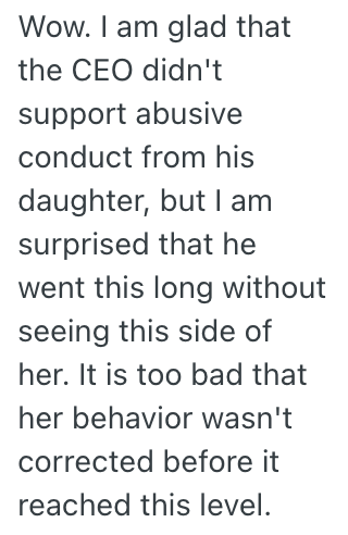 Screenshot 2025 11 15 at 5.53.10 PM An Entitled Employee Who Thought She Was Going To Inherit Her Fathers Company Treated Workers Badly, So They Rallied Together And She Got Demoted