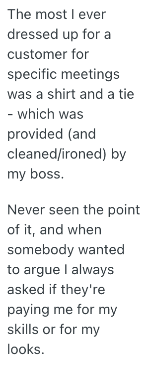 Screenshot 2025 11 15 at 6.09.51 PM A Contractor Was Told They Didnt Dress Nicely Enough By A Client, So They Went All Out The Next Time They Had To Deal With Them