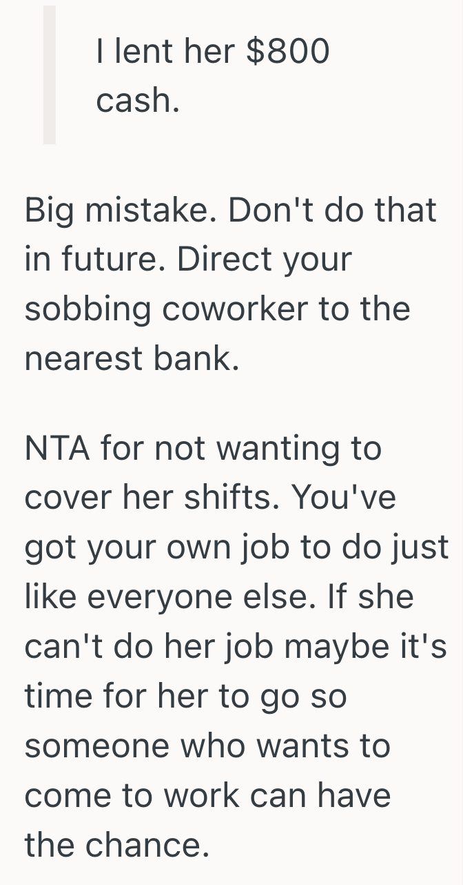 Barista Was Treated Like A Personal Safety Net By Her Irresponsible ...