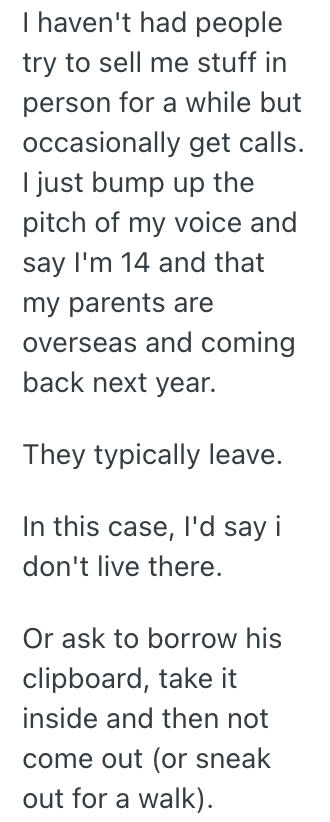 Screenshot 2025 11 20 at 6.29.16 AM A Homeowner Relaxing In Their Garden Dealt With An Alarm Company Worker Who Tried To Scam Them, So They Got Their Neighbor To Cancel Their Contract With Them