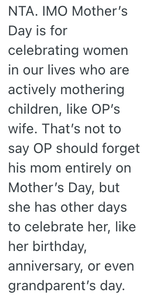 Screenshot 2025 11 20 at 6.34.15 AM A Busy Husbands Mom Wants To Make A Big Production Out Of Mothers Day, But He Told Her He Wants To Keep It Low Key