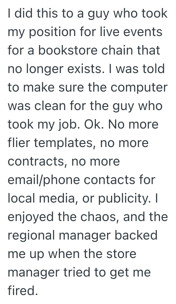 Screenshot 2025 11 21 at 11.17.56 AM Accountants Supervisor Wants To Replace Her With His Daughter, So She Finds Another Job And Wipes Important Information From Her Computer Before She Leaves