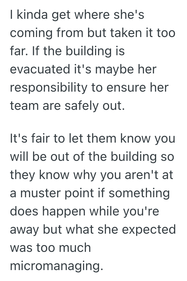 Screenshot 2025 11 21 at 11.50.04 AM Supervisor Requires Employee To Notify Her Every Time They Leave Their Desk, But She Gets So Many Emails That She Quickly Changes Her Mind