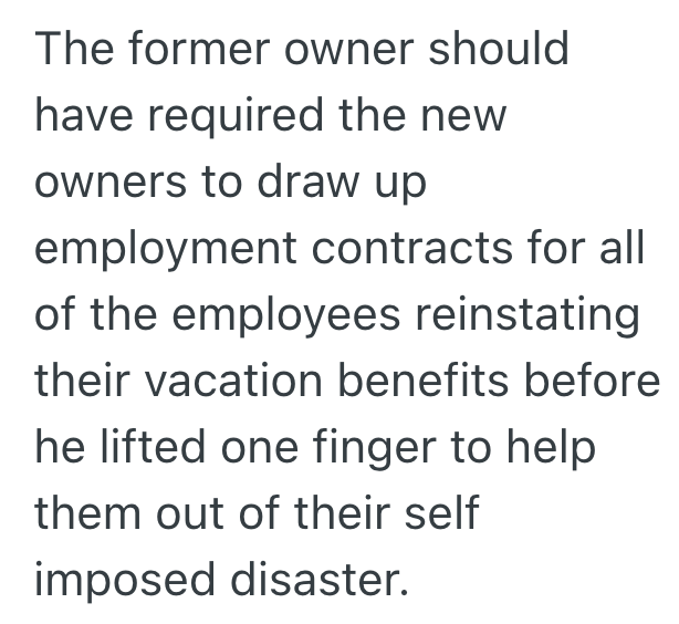 Screenshot 2025 11 21 at 2.14.28 PM Owner Sells Small Company To A Corporation That Changes The Vacation Time Policy, So One Employee Takes 10 Weeks Of PTO