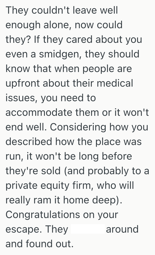 Screenshot 2025 11 21 at 2.50.56 PM Employee Needs Fridays Off For Medical Appointments, So When The Supervisor Tells Him He Has To Work On Friday, He Quits