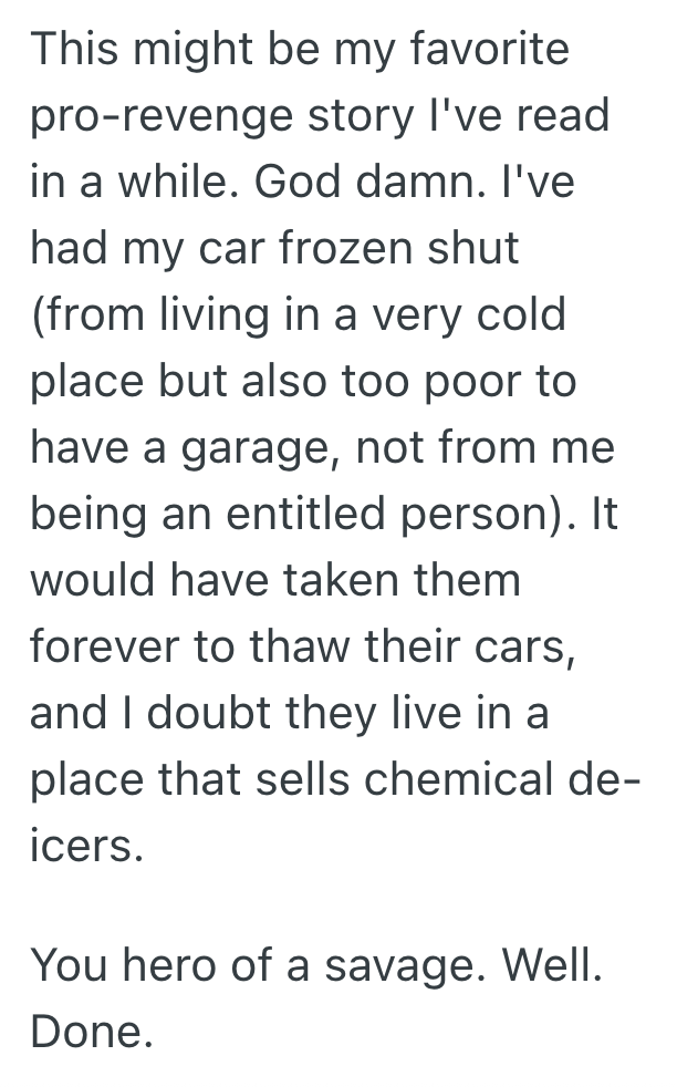 Screenshot 2025 11 24 at 3.08.20 PM Neighbors Illegally Park In Landlords Parking Lot, So He Gets Out The Hose And Sprays The Cars Until Theyre Frozen Solid