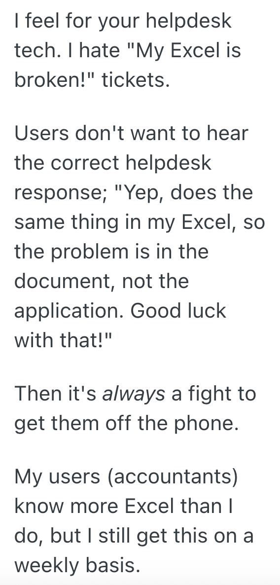 Screenshot 2025 11 24 at 3.40.27 PM Annoying Man Tried To Get His Coworkers To Do His Work For Him, But It Really Backfired When He Admitted He Didnt Know Much About Excel