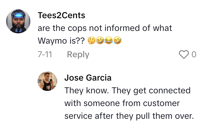 Screenshot 2025 11 26 at 2.47.02 PM A Driverless Waymo Vehicle Was Pulled Over By A Police Officer in Beverly Hills And People Are Wondering Why