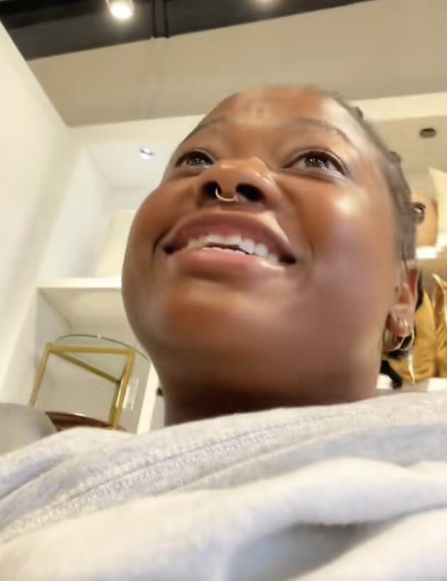 woman in a west elm store