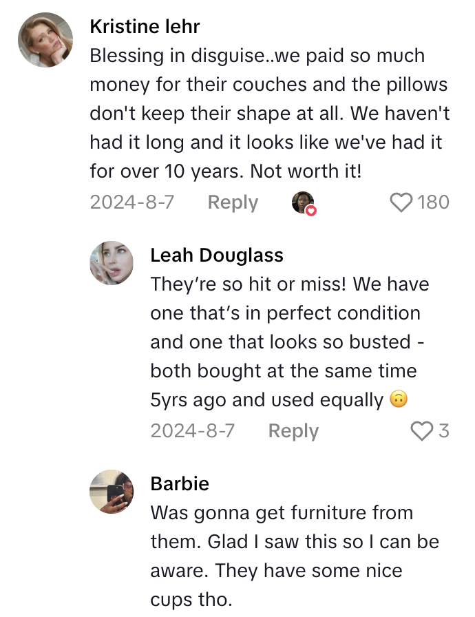Screenshot 2025 11 26 at 5.03.40 PM A Customer Was Ignored For An Hour By West Elm Employees When She Tried To Buy A Couch