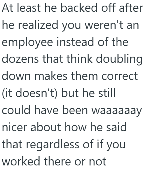 Screenshot 2 Woman Buying A Laptop At Best Buy Was Wearing A Blue Shirt, So While An Employee Was Helping Her, A Customer Assumed They Were Both Employees Ignoring Him