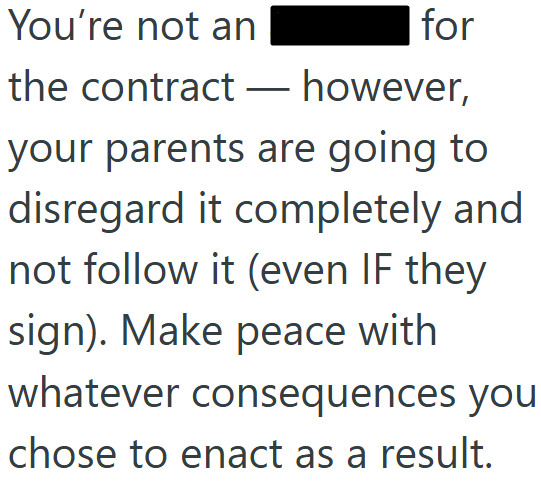 Screenshot 3b Man Wants His Parents To Be In His Childrens Lives, But Since He Doesnt Think They Were Good Parents, He Made A Behavioral Contract To Make Sure They Do Better With His Kids