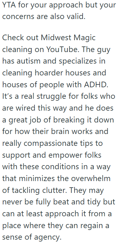 Screenshot 4 72cead Womans Sister Lives With Their Mom And Doesnt Clean Up After Herself Or Her Son, But When She Asks Her To Clean, She Uses ADHD And Depression As A Blanket Excuse