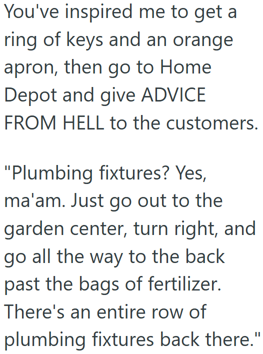 Screenshot 4x Home Depot Customer Was Talking To A Ryobi Rep And Got Mistaken For An Employee, And The Woman Kept Insisting To Be Helped Because The Customer Had Keys