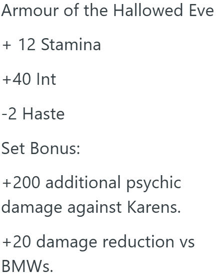 Screenshot 5 b57bf8 65 Man Wearing A Real Steel Plate Armor Was Volunteering At A Halloween Event, But When Someone Tried Making A Scene, He Was Given A Quest To Enforce The Rules As Honorary Manager