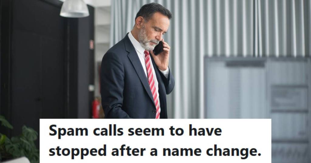 Website owner on the phone to spammers looking to take advantage of him.