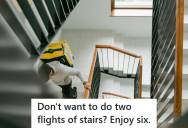 Customer Waits For A DHL Delivery, But The Driver Refuses To Climb Two Flights Of Stairs And Marks Him As “Not Home,” So The Customer Rerouted The Package For Delivery On The Eighth Floor Instead