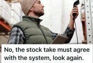 Store Manager Kept Insisting That Automated System Should Match The Stock, So This Employee And Other Staff Manipulated The Stock To Fit The Faulty System