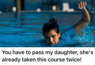 Swim Instructor Denied A Girl A Promotion To The Next Swimming Level, But Her Entitled Mom Tried To Force Him To Reconsider