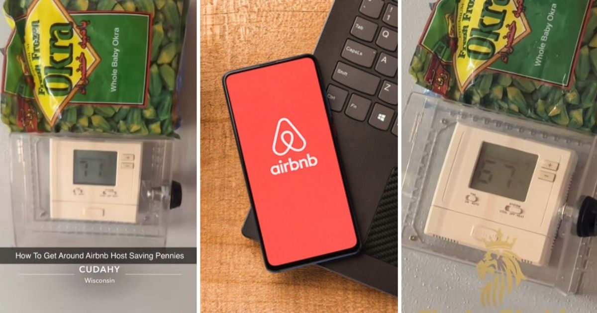 AirBnB Hosts Have Weird Rules About The Thermostat, But This Family Found A Way Around Them. It actually worked. I got the box to read 67 degrees. Thermostat hack