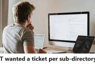 Technician Needed Access To Old Engineering Files, But When IT Demand A Ticket For Everything, He Overloaded Their System