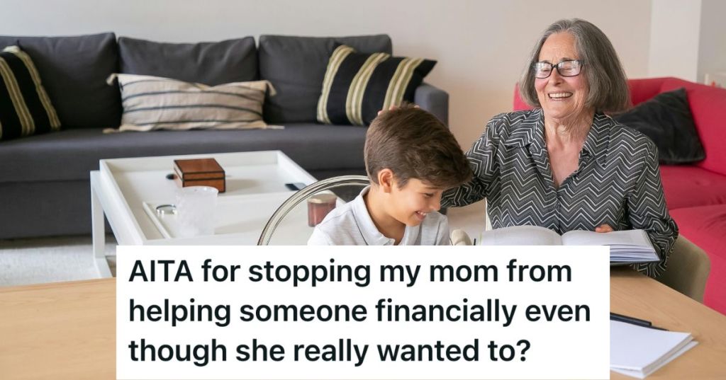 Older woman reading with a young boy