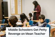 Woman’s Kid Faced A Mean Substitute Teacher Who Unfairly Punished A Classmate, So The Whole Class Came Together To Teach The Teacher A Lesson