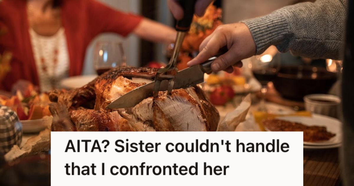 Family sharing a sumptuous Thanksgiving dinner