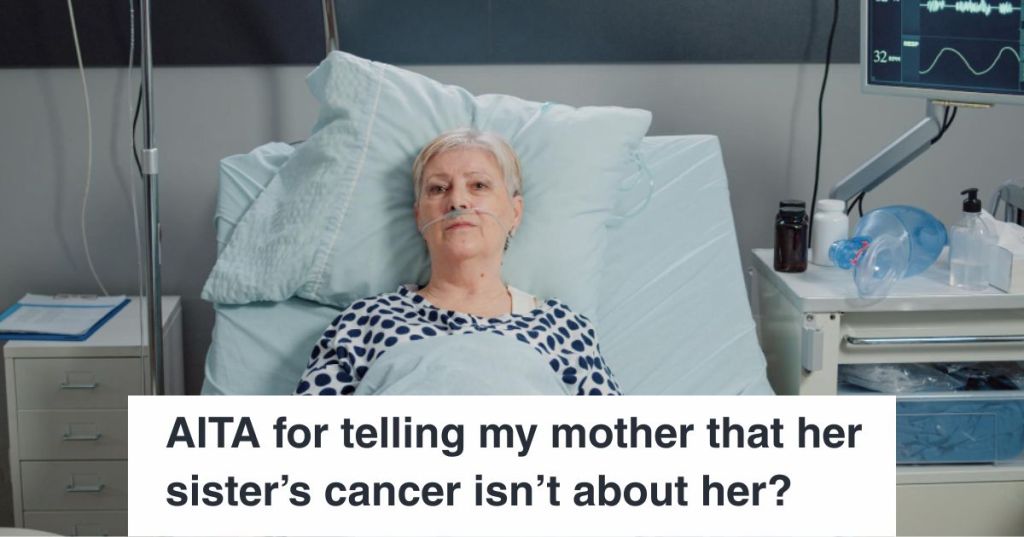 Sick elderly woman lying in the hospital bed