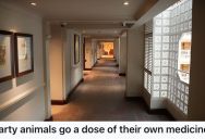 Man Endured A Noisy Hotel Party All Night, So He And His Siblings Decided To Be Petty And Did The Same Thing The Next Morning