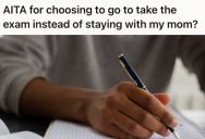 Man Got Into A Minor Car Accident With His Mom, But She Got Upset With Him When He Left Her Alone Because He Needed To Get To An Exam