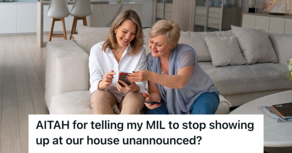 Woman and her mother sharing a happy moment together