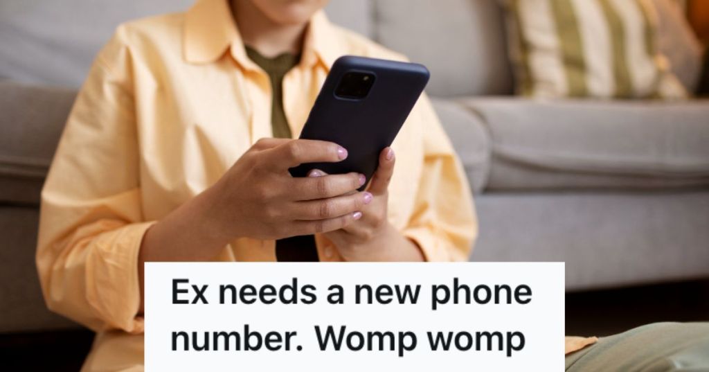 Woman using her cellphone