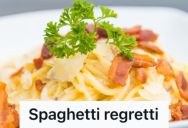 Employee Worked At An Italian Restaurant With An Entitled Regular, So He And His Manager Found A Petty Way To Drive The Customer Away