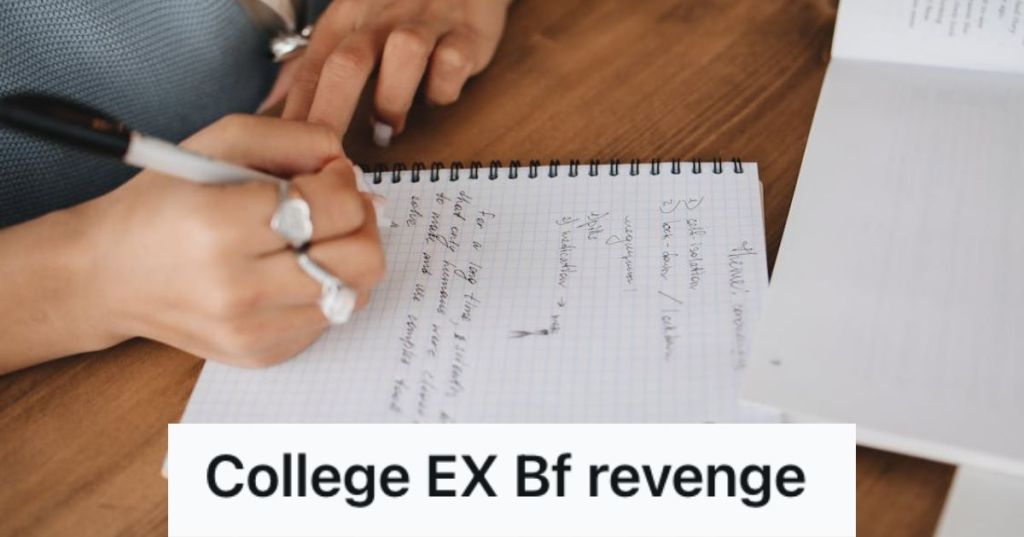 Woman writing notes on her notebook