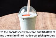 Woman Was Preparing Multiple Orders In Her Store, So He Told The DoorDash Driver To Sit Down While Waiting But He Just Stood There And Stared At Her