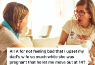 Teenage Girl Insults Her Pregnant Stepmom, So She Finally Gets Her Way And Moves Into Her Grandpa’s House