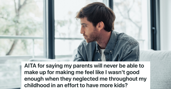 sad young man sitting on the couch thinking