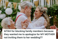 Woman’s Cousins Are Upset That They Weren’t Invited To Her Mom’s Wedding, So She Blocked Them On Social Media