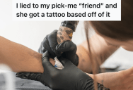 Woman Joins Friend Group And Tries To Make Another Woman Look Bad, But A Lie About A Tattoo Makes Her The Real Loser
