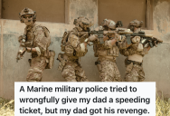 Marine Military Police Tries To Give Another Marine A Speeding Ticket, But The Second Marine Gets Payback When It’s Time For Shooting Range Qualifications