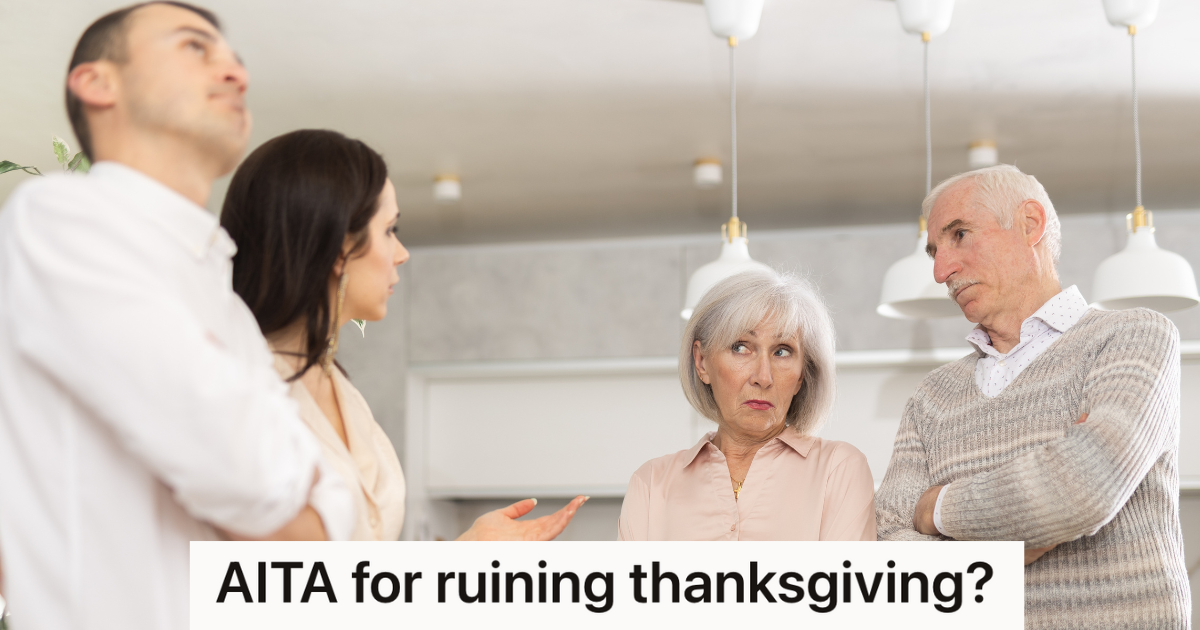 couple talking to upset older parents