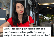 Woman Loses 75 Pounds In 6 Months, But When Her Cousin Criticizes Her And Accuses Her Of Being Lazy, She Defends Herself